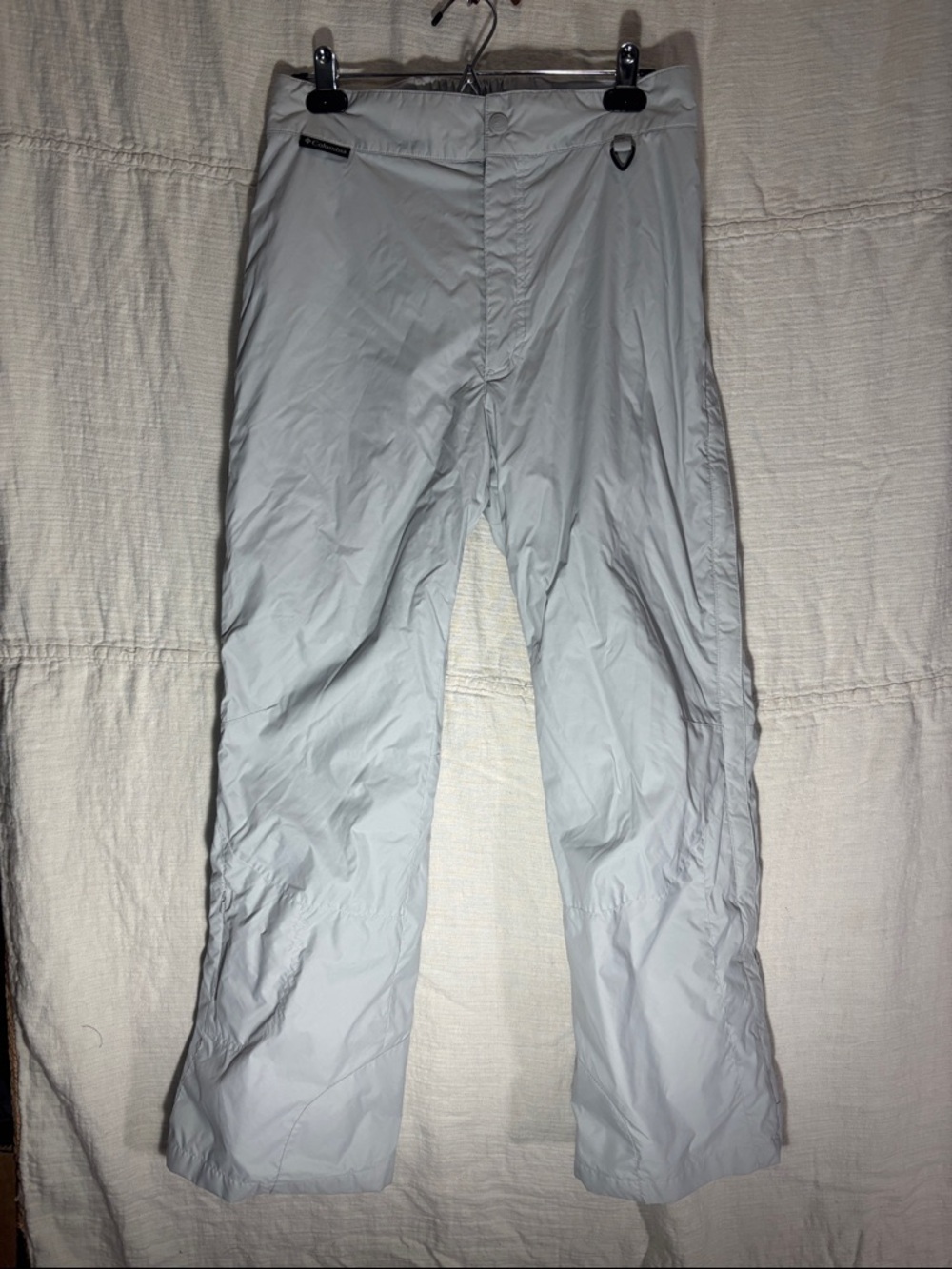 Columbia Women's Light Gray Snow Pants EUC Ski Gear Winter Fashion